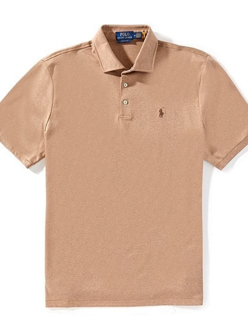 Polo Ralph Lauren Men’s Tan Short-Sleeve Polo Brown